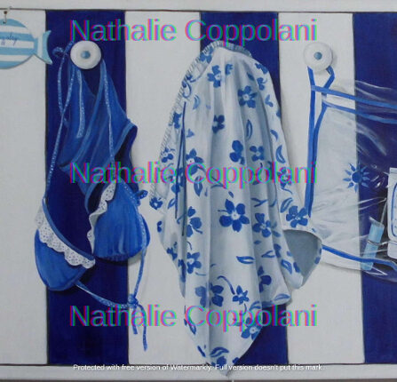 Tableau Narcisse - Nathalie Coppolani Artiste peintre à La Rochelle
