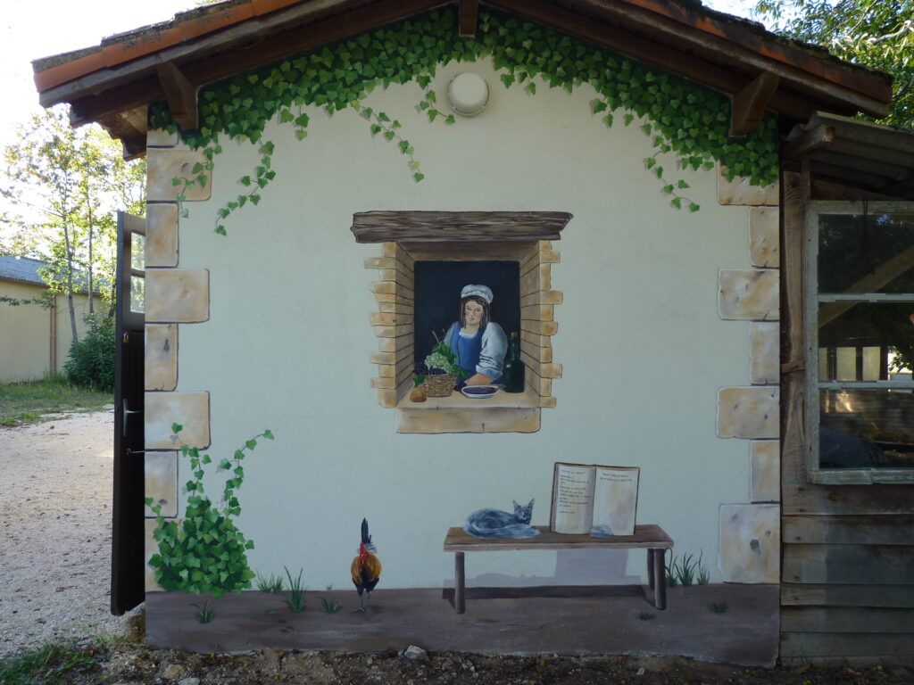 Trompe l'oeil Champniers - Nathalie Coppolani Artiste peintre La Rochelle